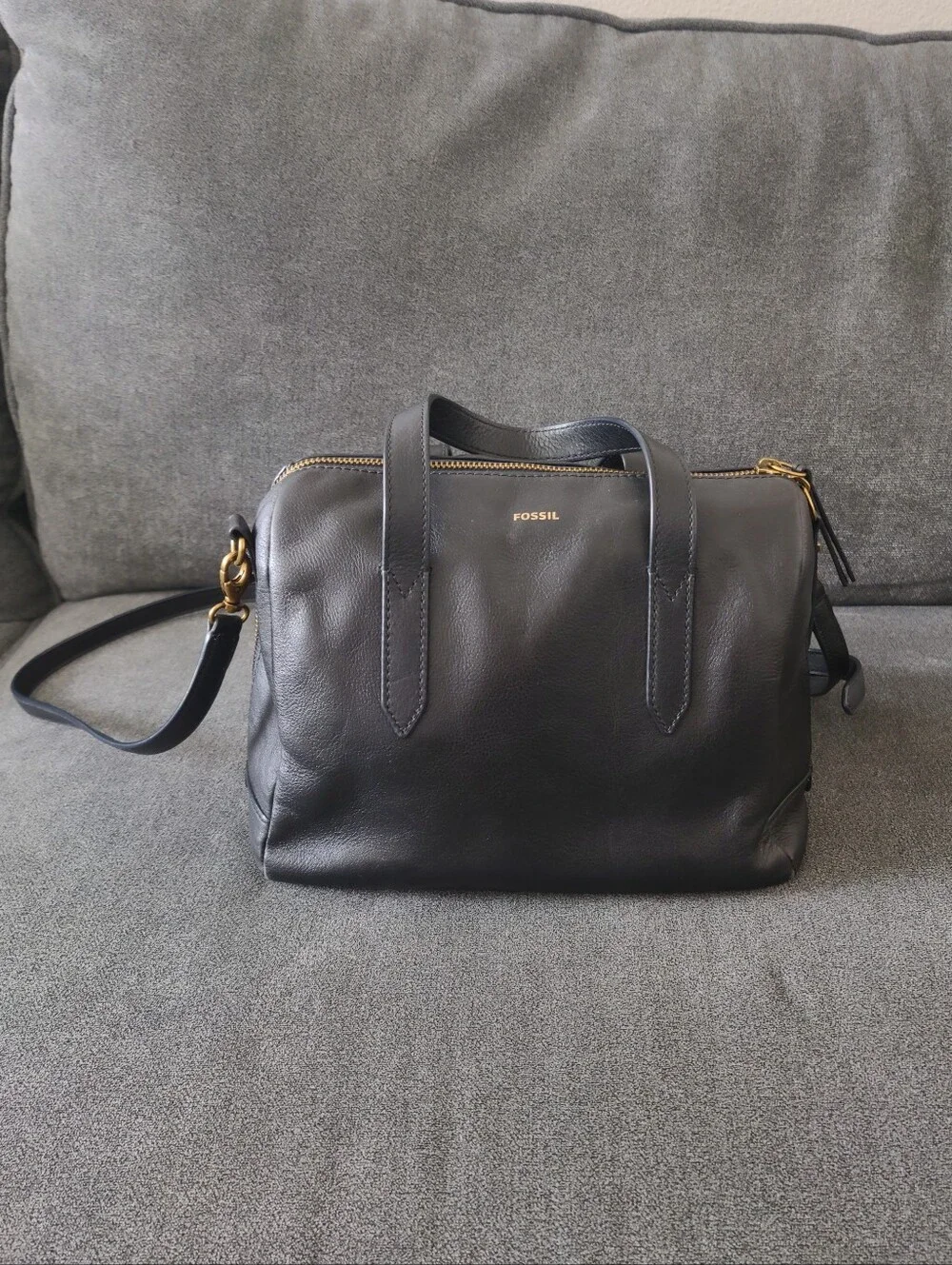 Fossil sydney satchel